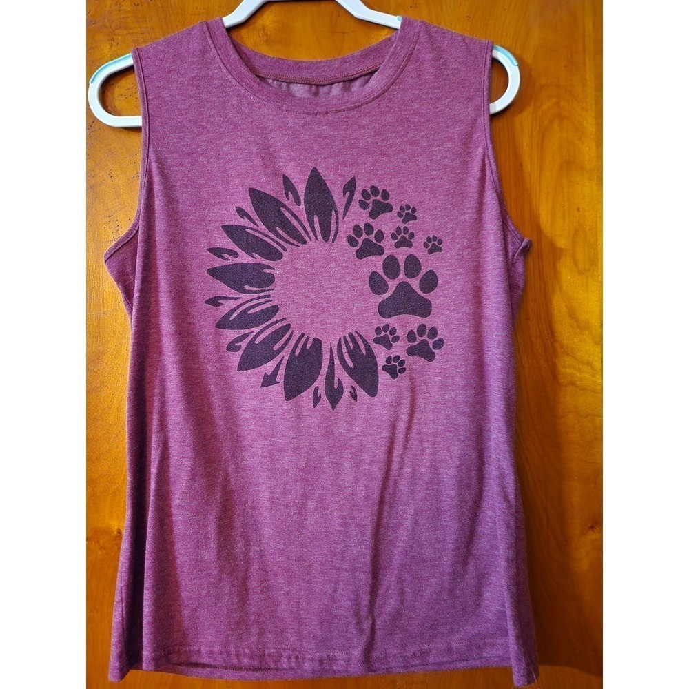 Womens Sunflower Dog Paws